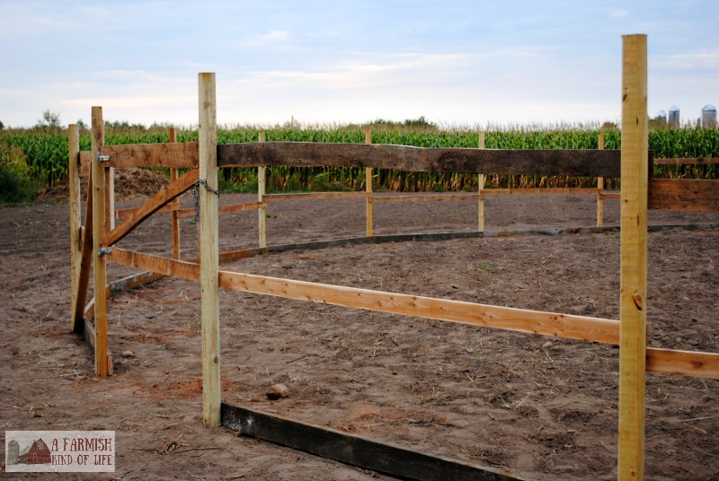 Learn how we made a round pen for only $50. Impossible? Nah. Let me show you how.