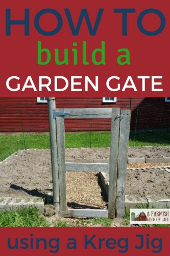 Choosing to fence a garden means you need a gate to get in. Here's how to build a garden gate using a nifty tool called a Kreg Jig.