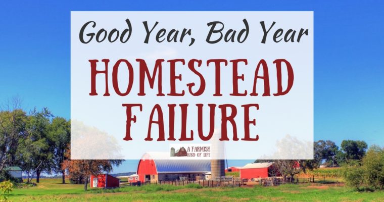 Good Year, Bad Year: Homestead Failure