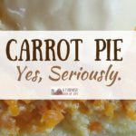 Carrot Pie: Yes, I’m Serious