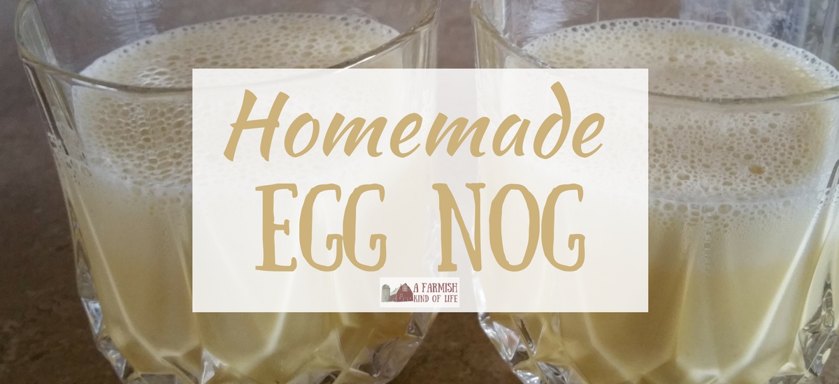 Homemade Egg Nog for Two