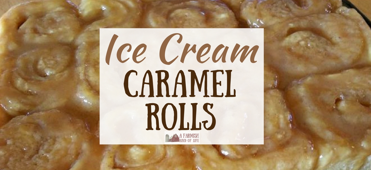 Ice Cream Caramel Rolls: Special Breakfast Treat