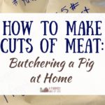 How to Make Cuts of Meat: Butchering a Pig at Home