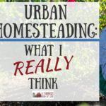 Urban Homesteading: What I Really Think