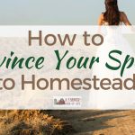 How to Convince Your Spouse to Homestead