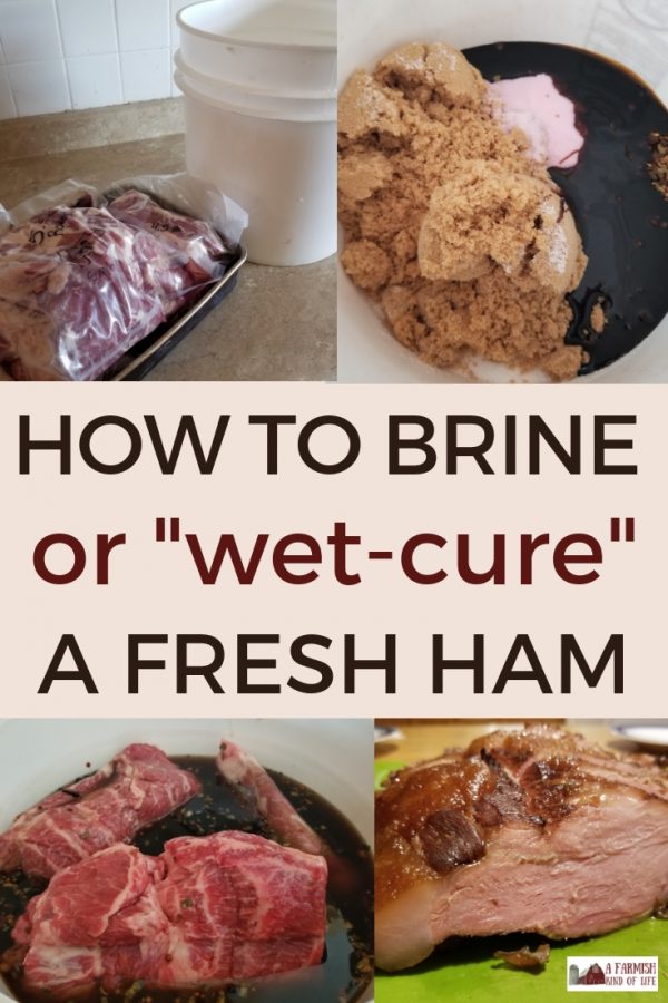 Home cured ham how to brine a ham A Farmish Kind of Life