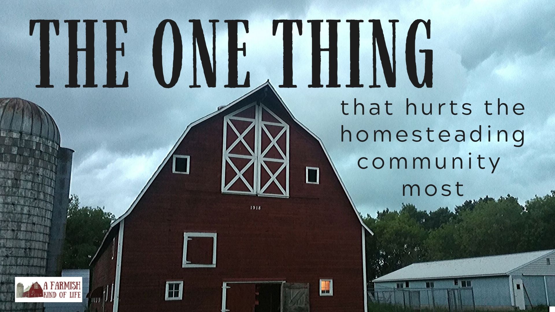 063: The One Thing that Hurts the Homesteading Community Most