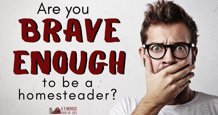 80: 5 Reasons Homesteaders Need to Be Brave