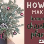 How to make a Homemade Christmas Planter