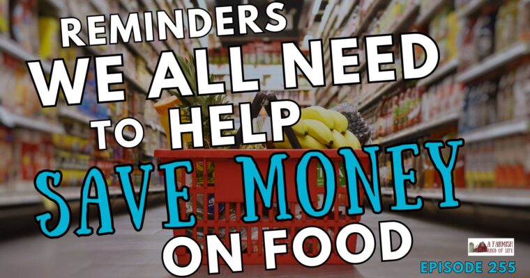 255: Reminders We ALL Need to Help Save Money On Food