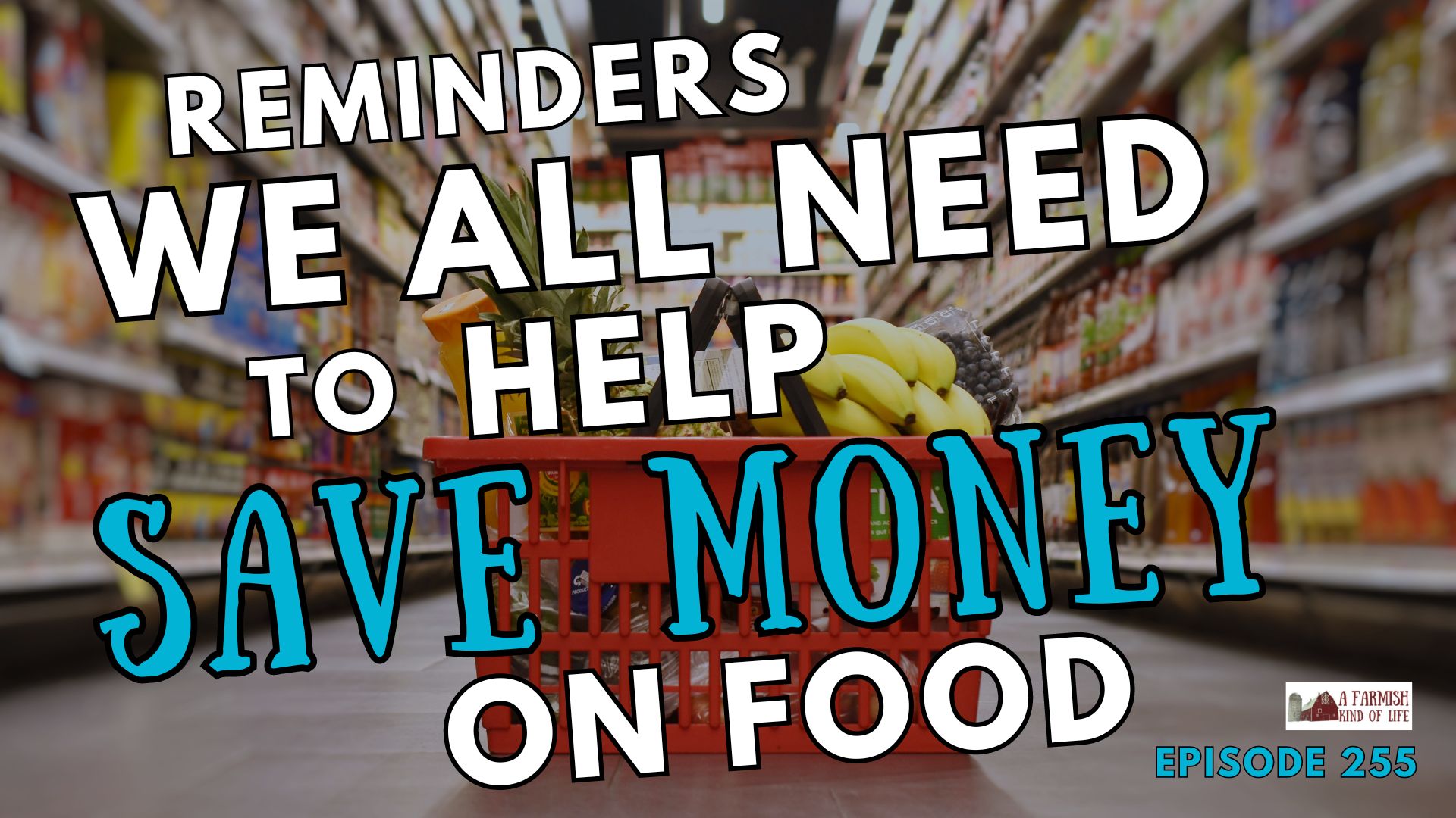 255: Reminders We ALL Need to Help Save Money On Food