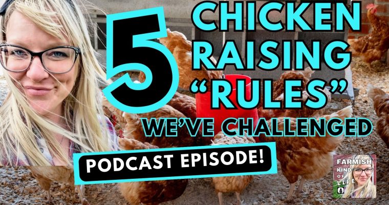 274: Clucking Controversy! 5 Chicken Raising “Rules” We’ve Challenged