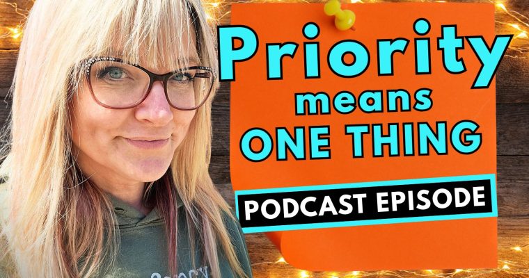 331: Priority isn’t plural