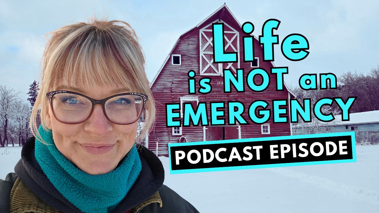 332: Life is NOT an emergency