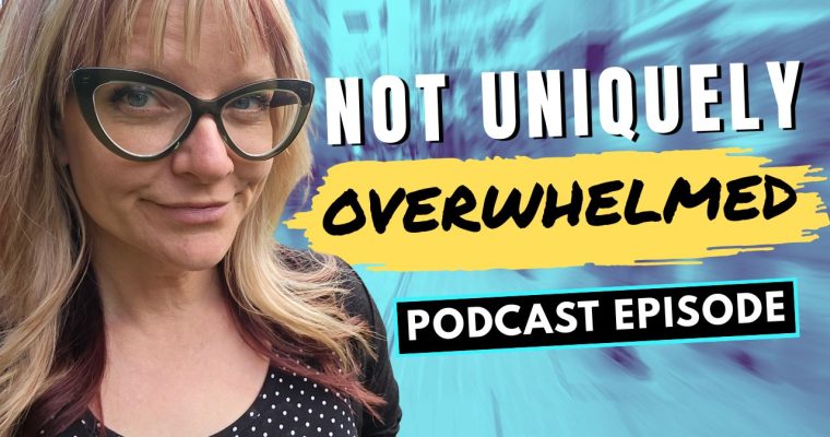 344: You Are Not Uniquely Overwhelmed